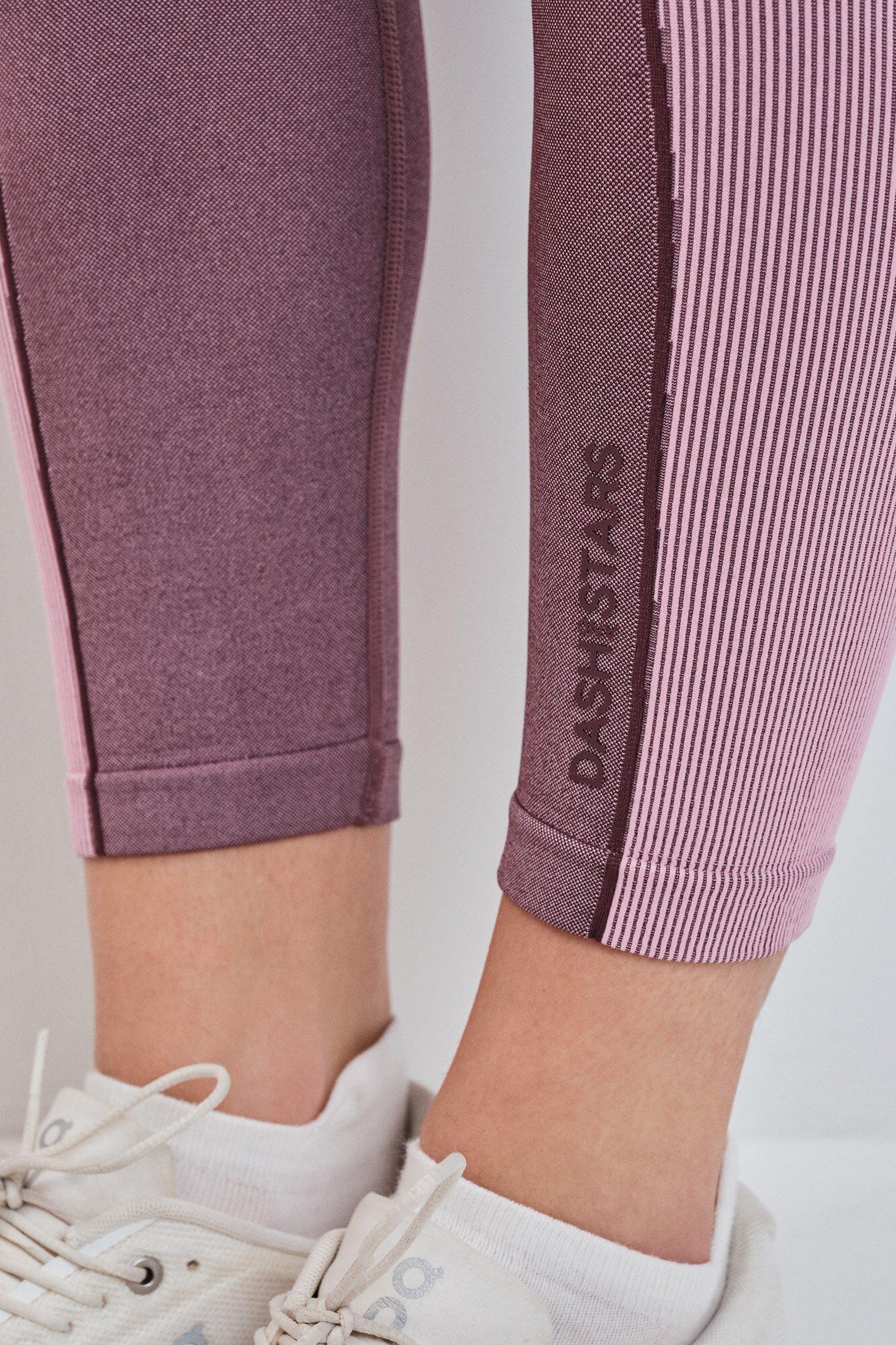 Dash and Stars Legging SEAMLESS COMFORT crop rosa rosa