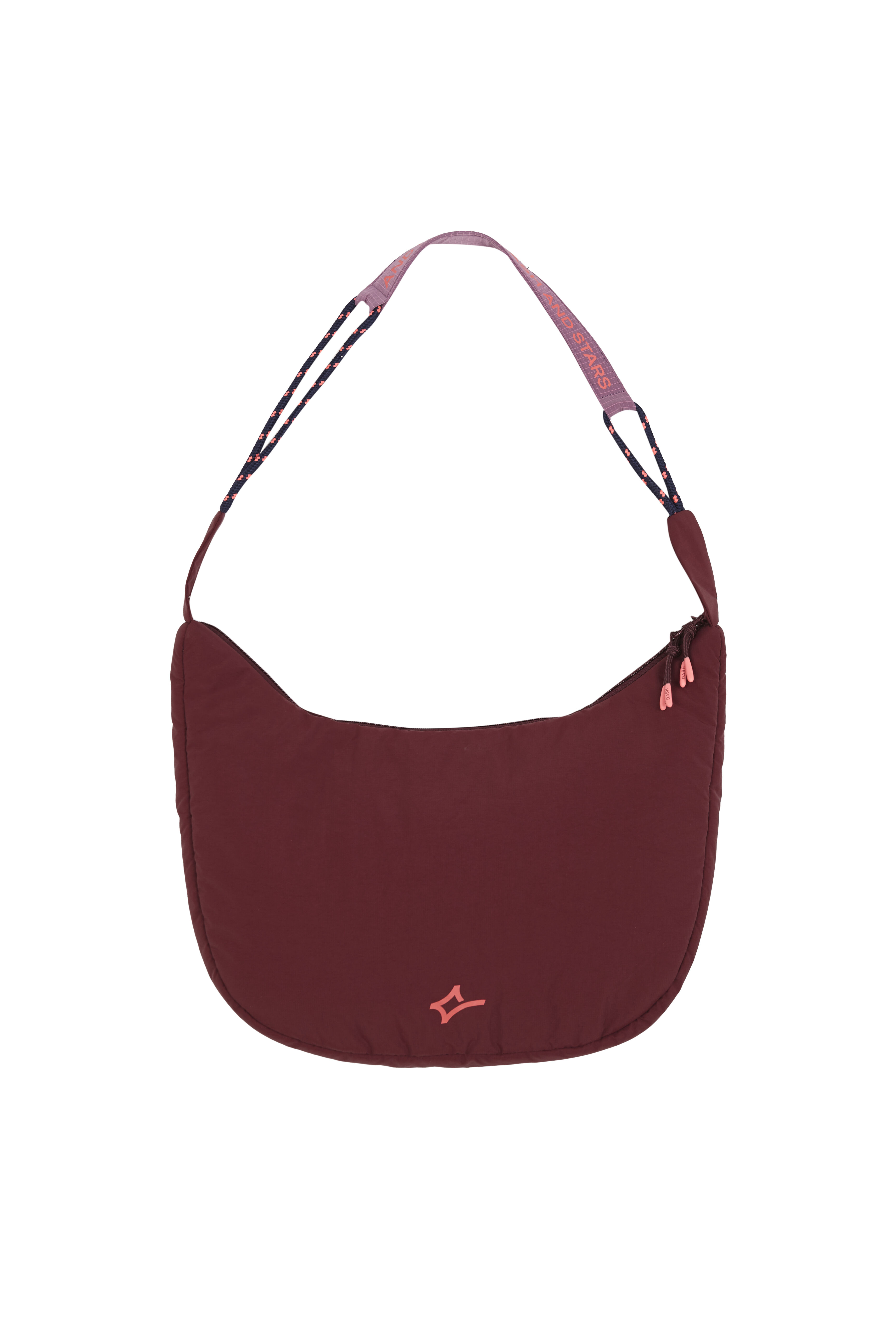 Dash and Stars Bolsa bandolera nylon acolchado rojo