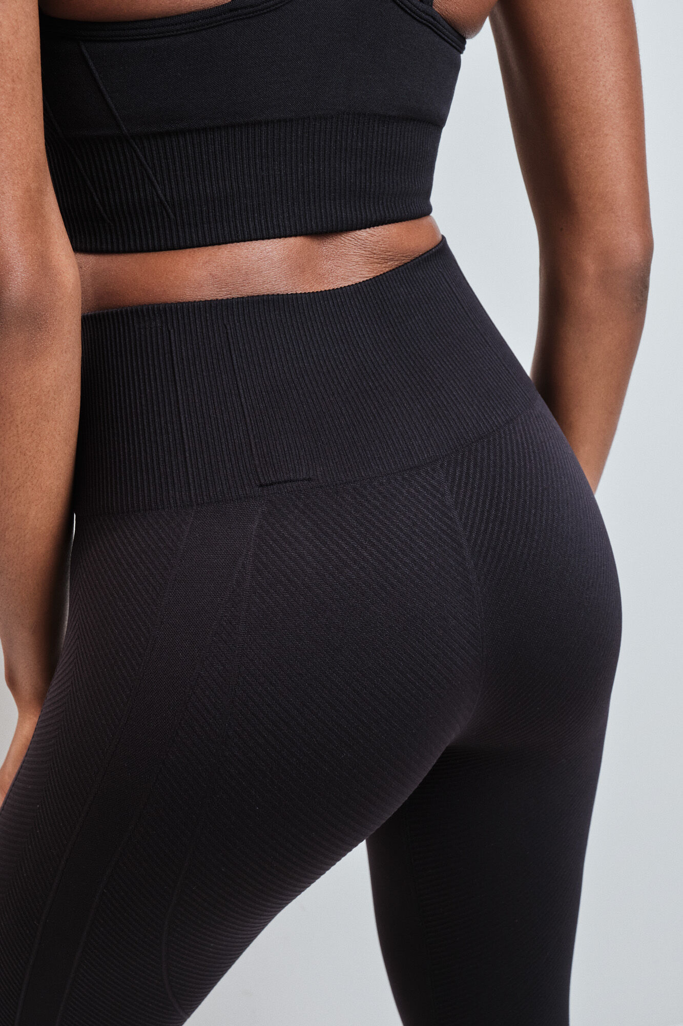 Dash and Stars Legging comprido SEAMLESS COMFORT preto preto