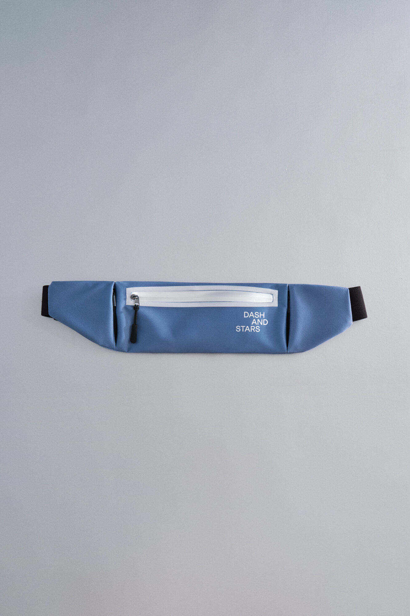 Dash and Stars Bolsa de cintura azul met&aacute;lico