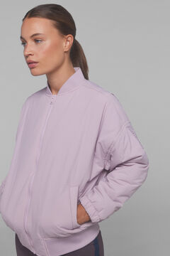 Dash and Stars Chaqueta bomber relleno ligero. Special colab @ffitcoco morado/lila