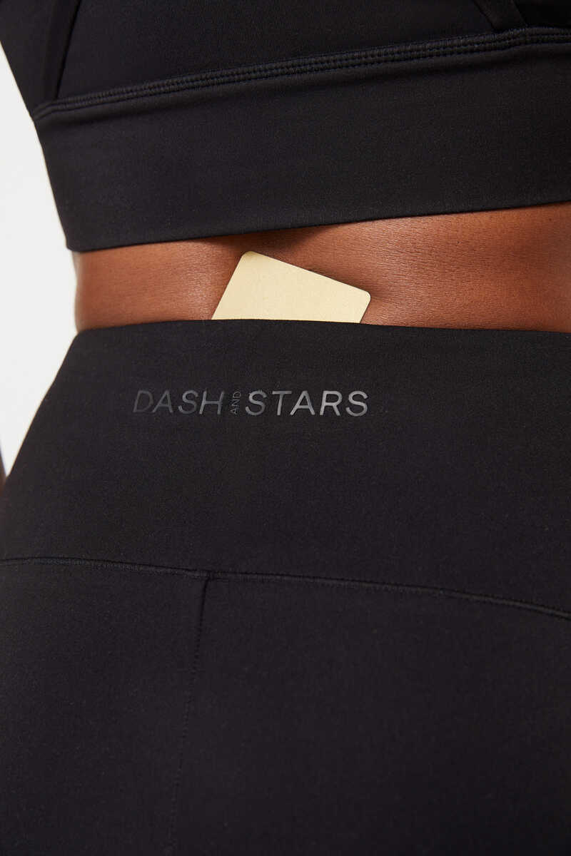 Dash and Stars Mallas ciclista negro Soft Move negro