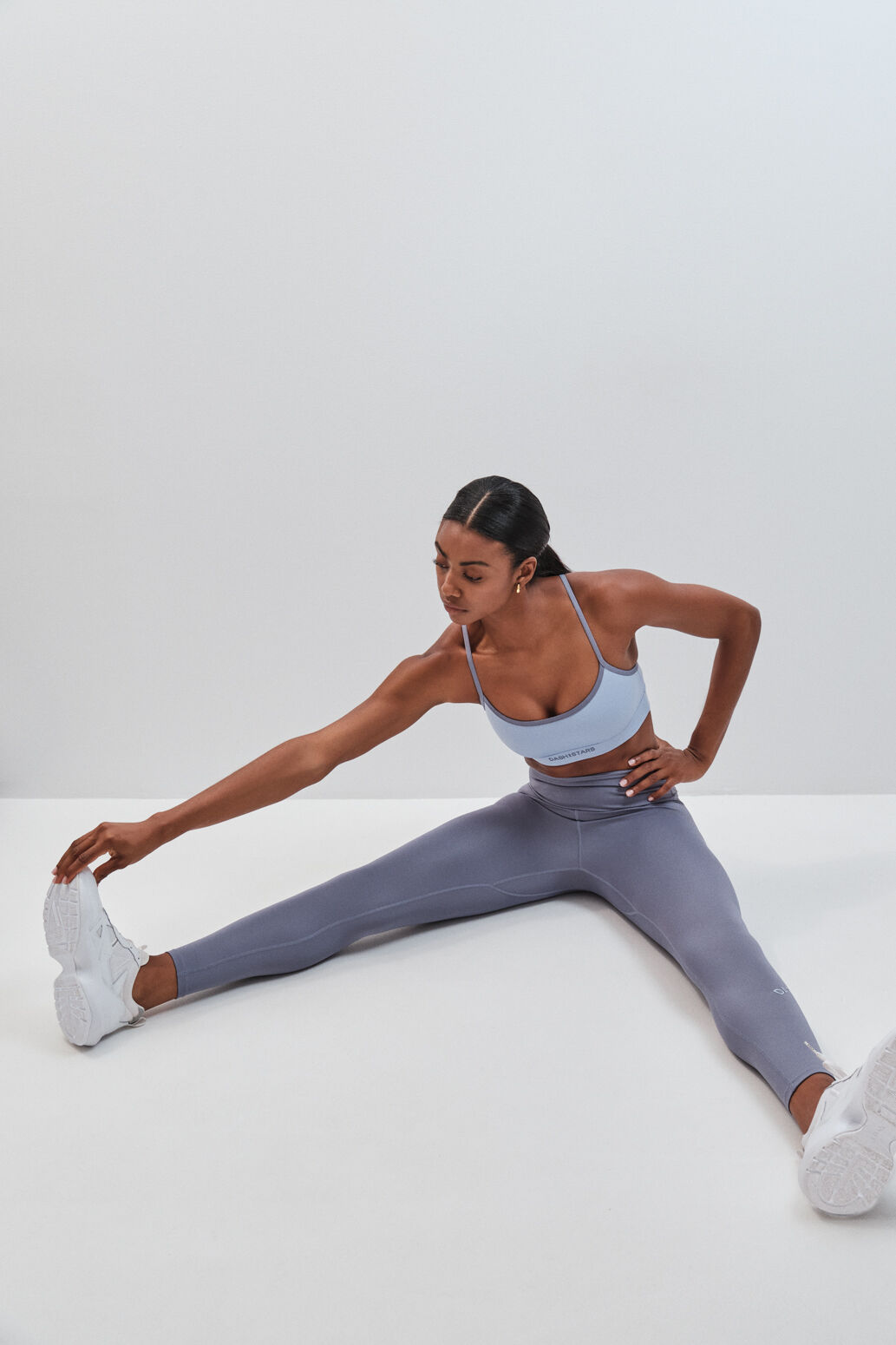 Dash and Stars Leggings compridos 4D STRETCH azul
