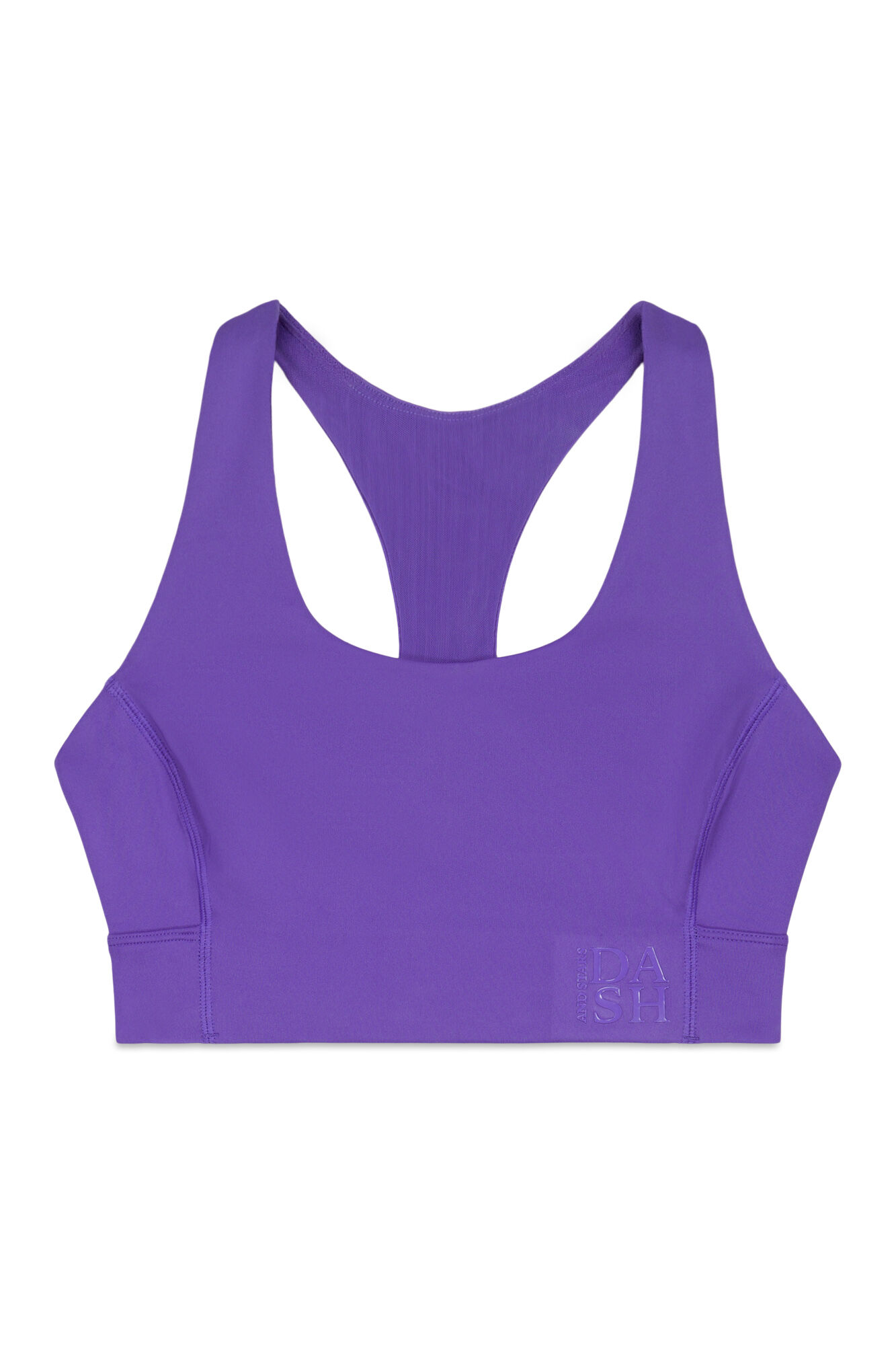 Dash and Stars Soutien desportivo 4D Stretch roxo rosa