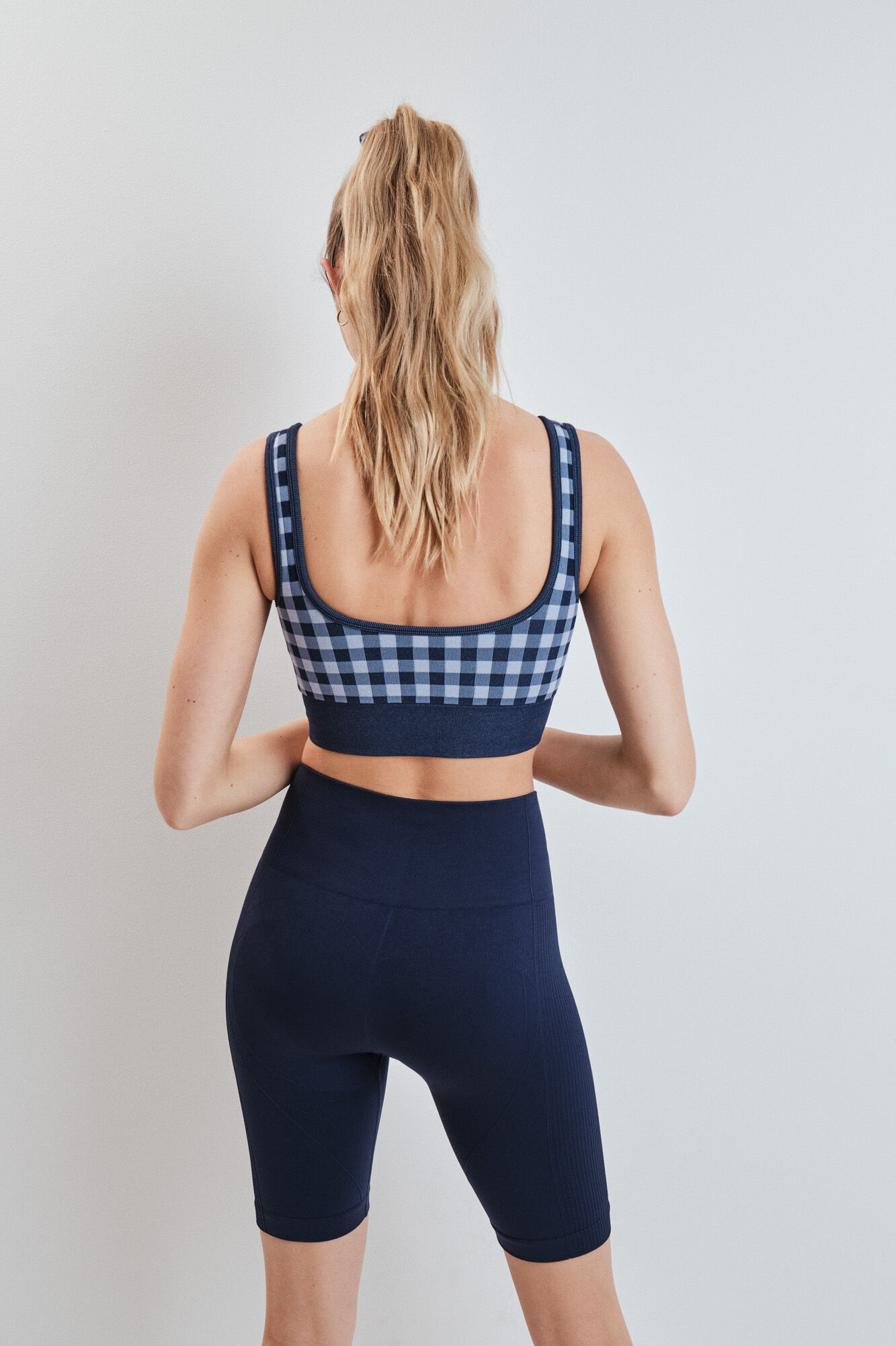 Dash and Stars Leggings SEAMLESS COMFORT ciclista azul azul