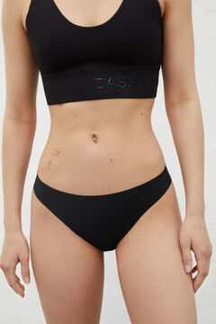 Dash and Stars Pack 2 tangas pretas preto