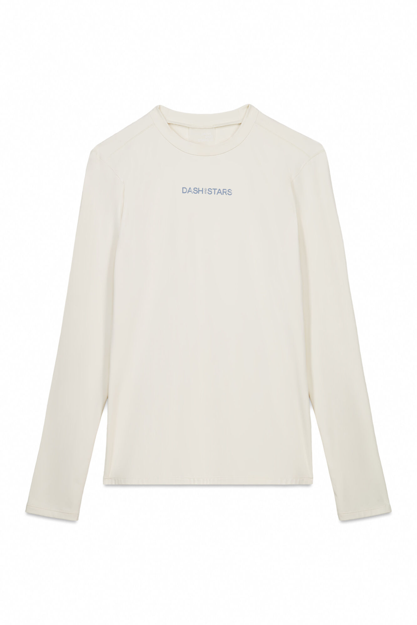 Dash and Stars Camiseta manga larga blanco beige