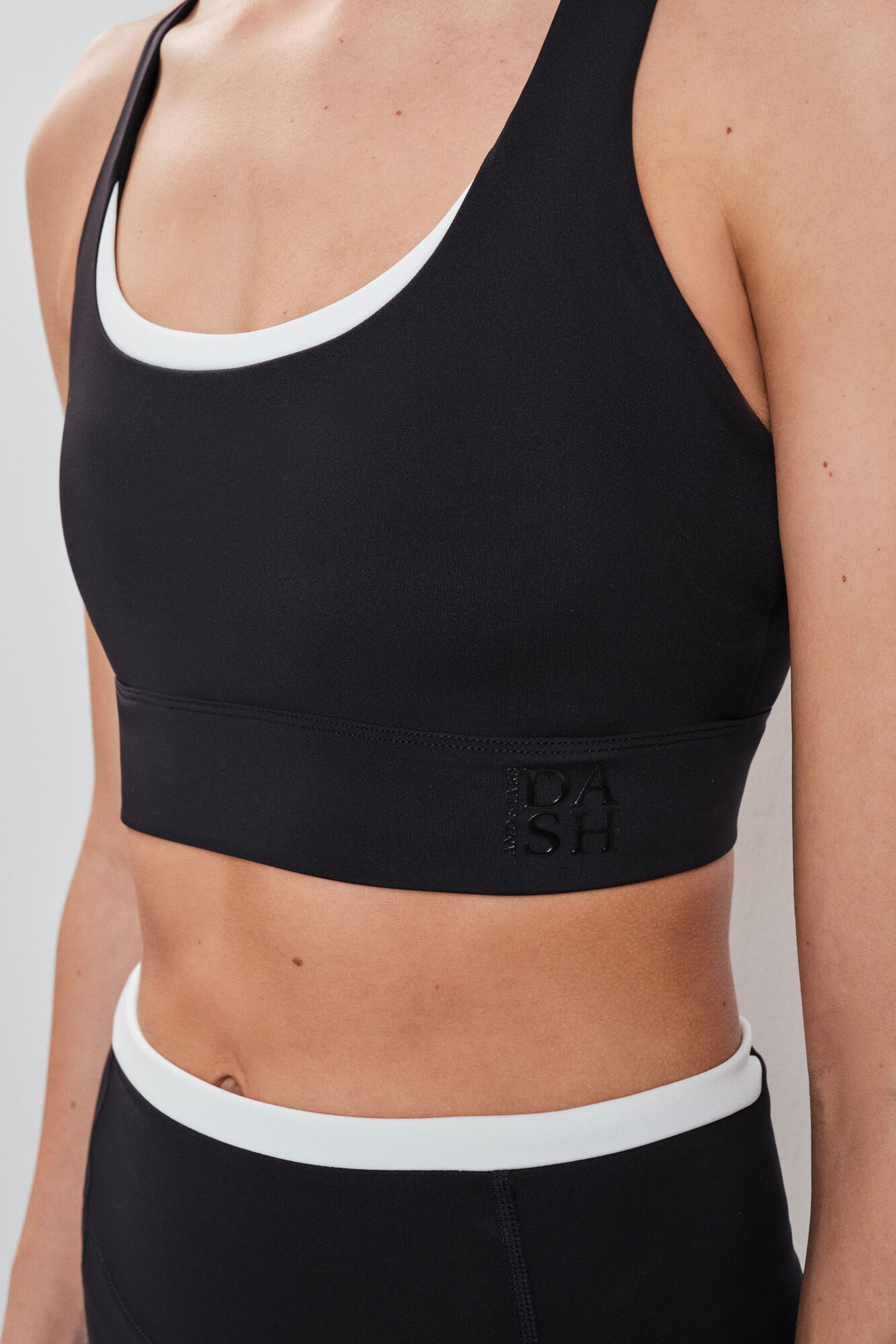 Dash and Stars Soutien desportivo 4D STRETCH preto preto