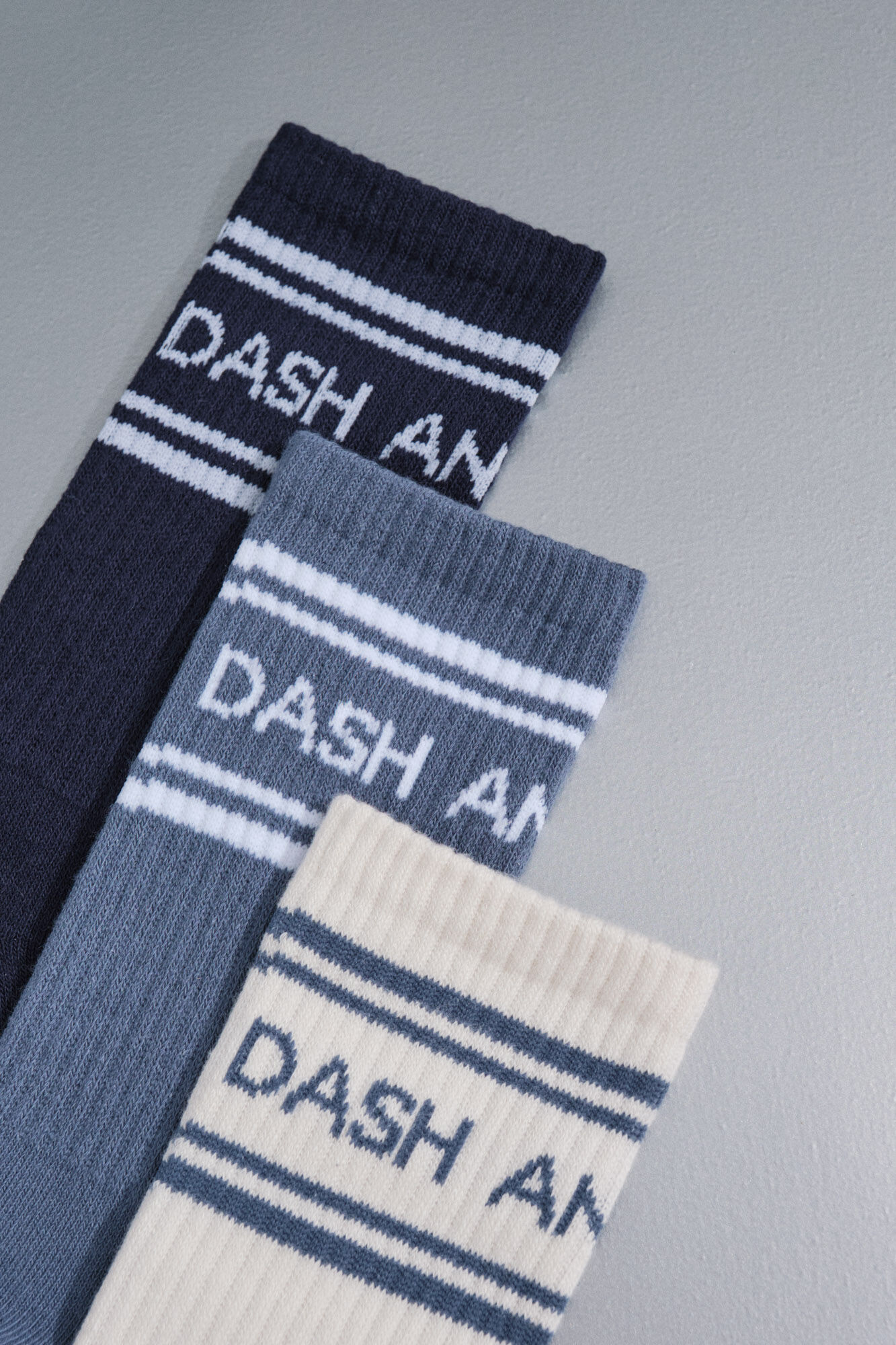Dash and Stars Pacote com 3 meias de meias