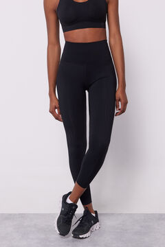 Dash and Stars Leggings pretos Compressive preto