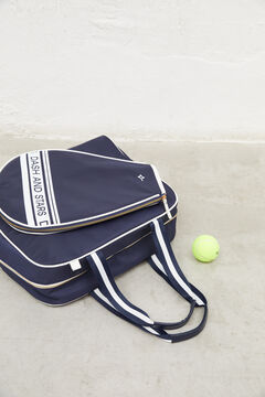 Dash and Stars Bolso pádel efecto piel azul marino 