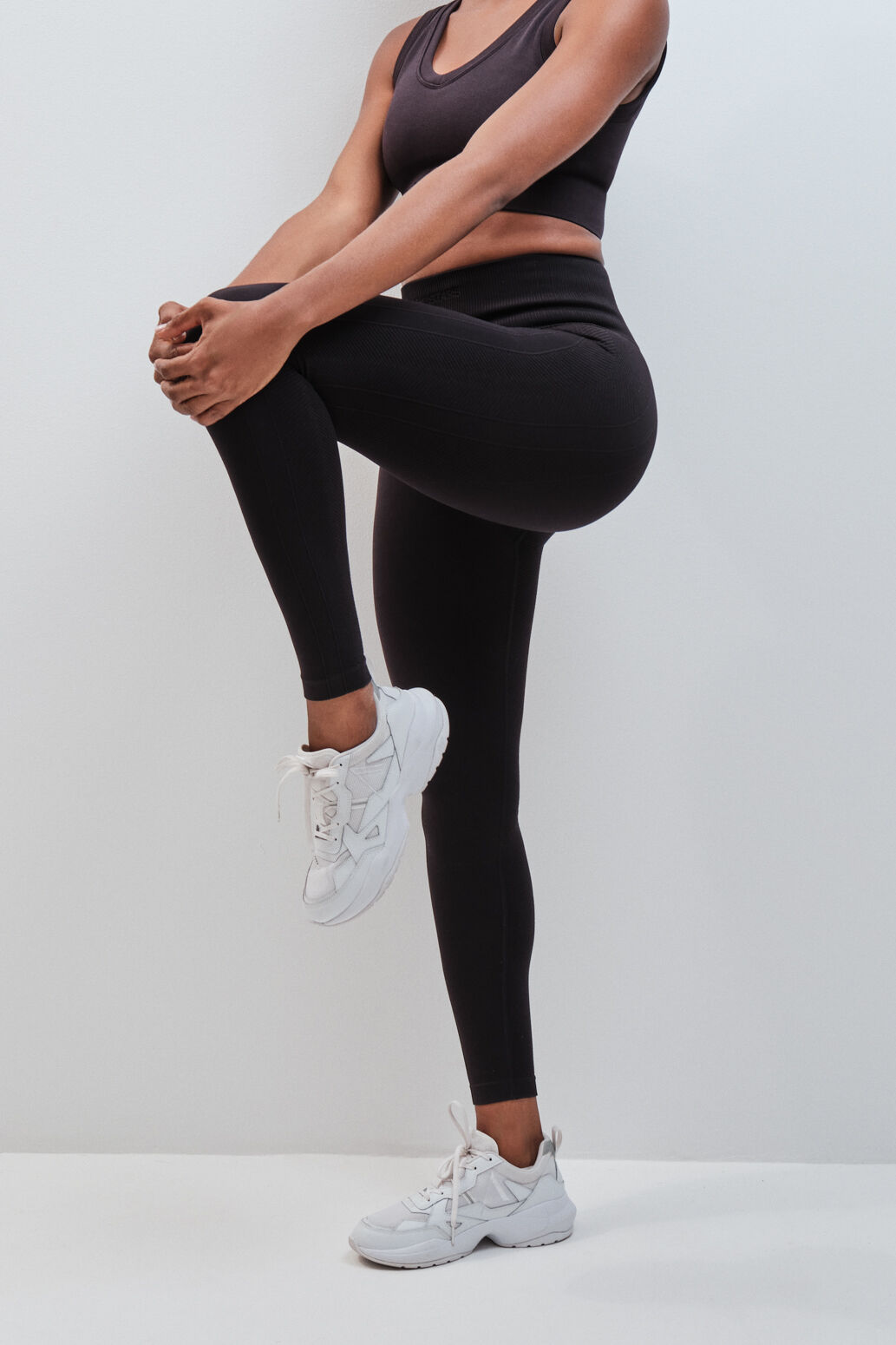 Dash and Stars Leggings compridos SEAMLESS COMFORT preto preto