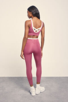 Dash and Stars Legging curta rosa 4D STRETCH rosa
