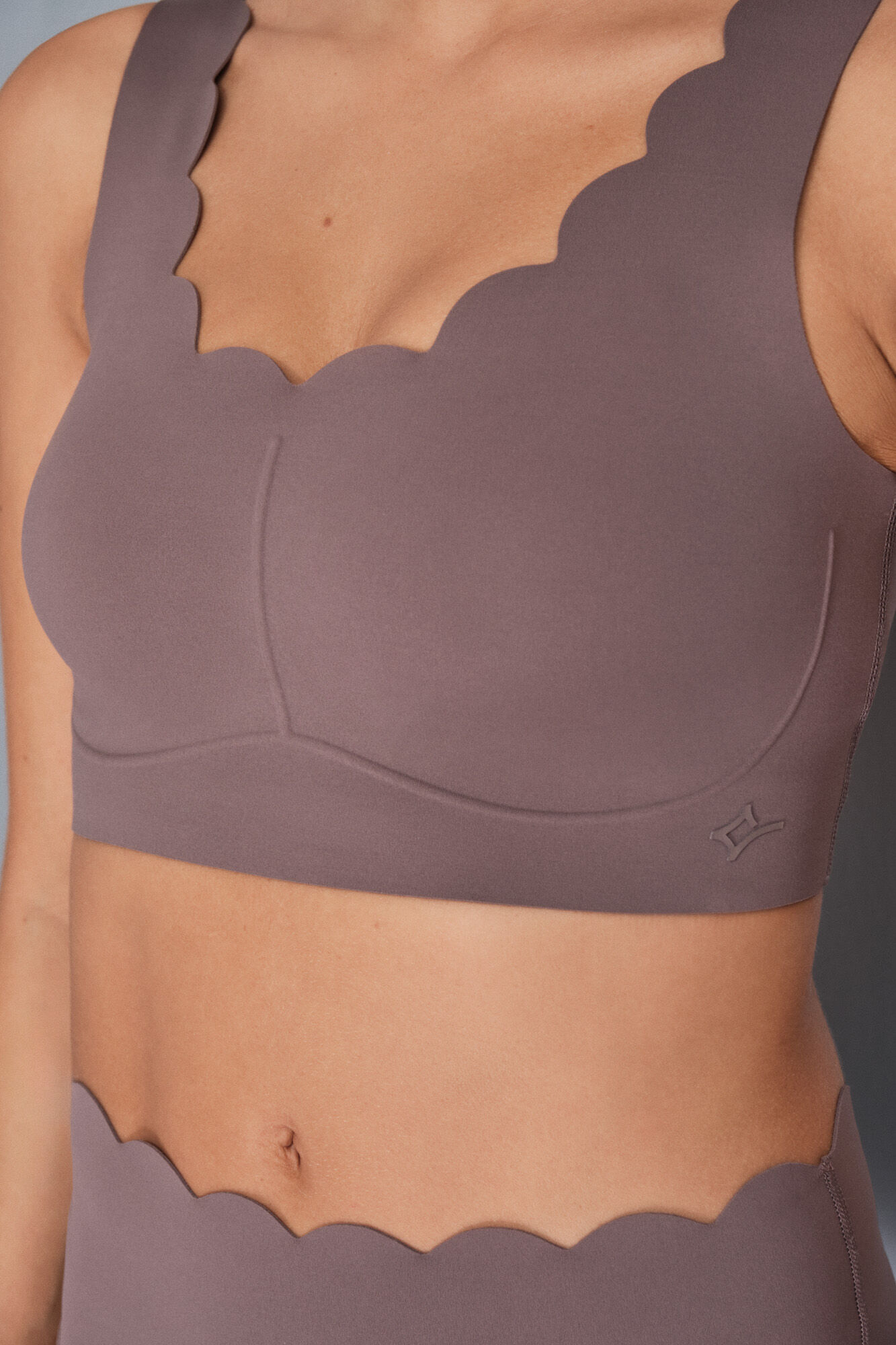 Dash and Stars Soutien desportivo COMPRESSIVE marrom cru