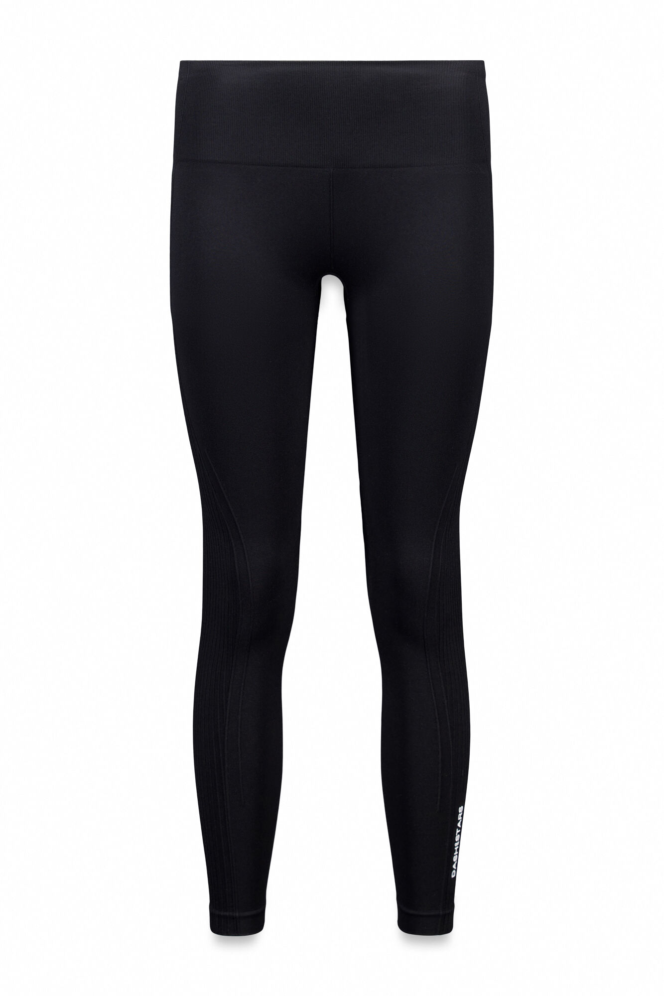 Dash and Stars Leggings pretas sem costuras e confort&aacute;veis preto