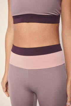 Dash and Stars Legging bloco STRETCH rosa 4D rosa