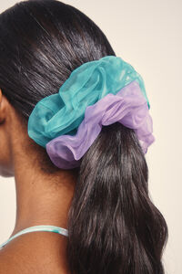 Dash and Stars Pacote com 2 elásticos para cabelo rosa