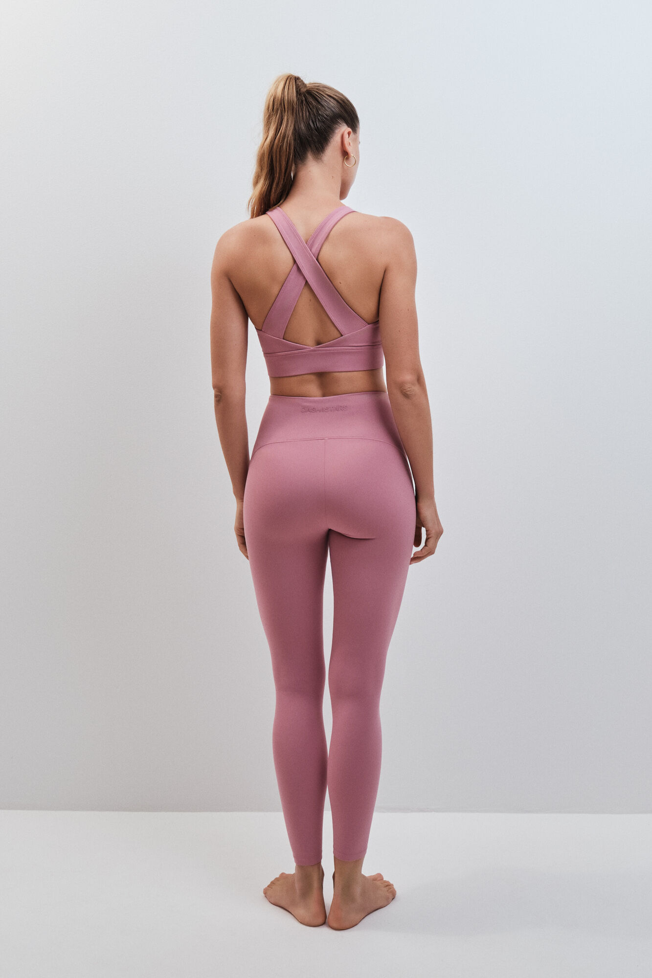 Dash and Stars Legging SOFT MOVE comprida rosa rosa