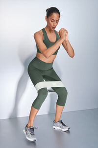 Dash and Stars Leggings largos COMPRESSIVE verde