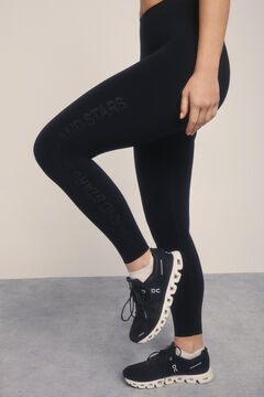 Dash and Stars Legging preta longa COMPRESSIVA preto