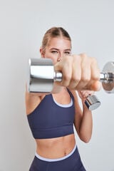 Dash and Stars Soutien desportivo 4D STRETCH cinza cinzento