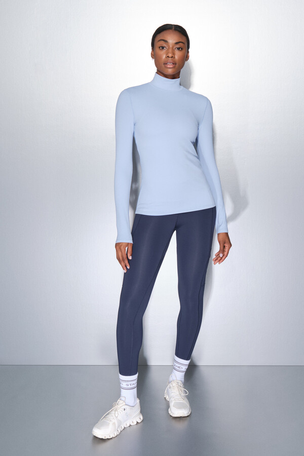 Dash and Stars Camiseta manga larga azul bebé azul