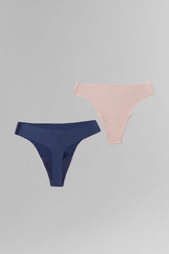 Dash and Stars Pacote 2 tanga cortada a laser  azul