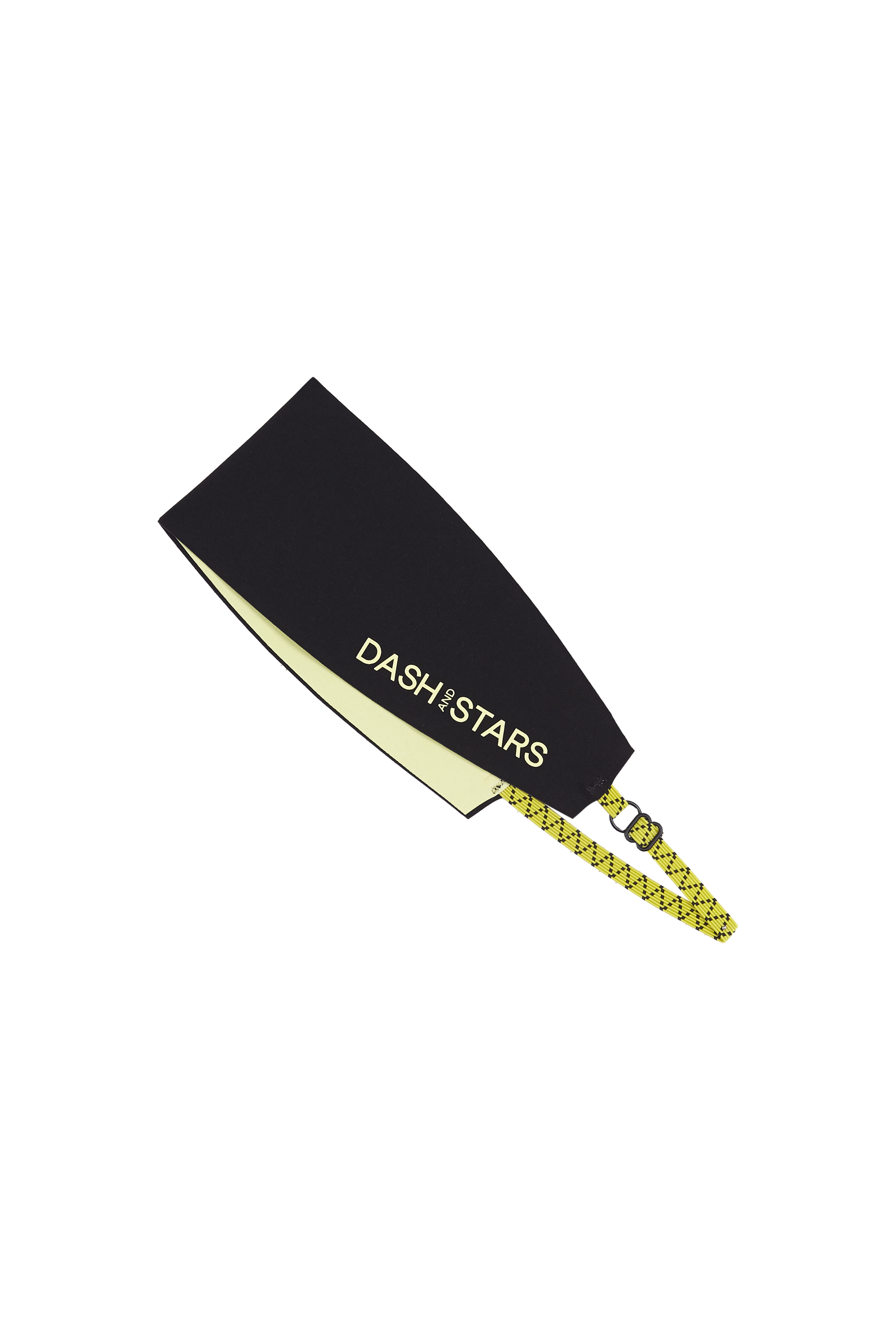 Dash and Stars Cinta de pelo deportiva amarilla negro