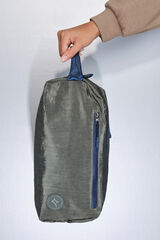 Dash and Stars Bolso bandolera nylon kaki satinado verde