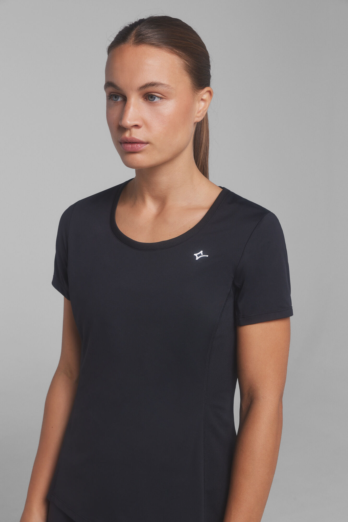 Dash and Stars Camiseta transpirable negra negro