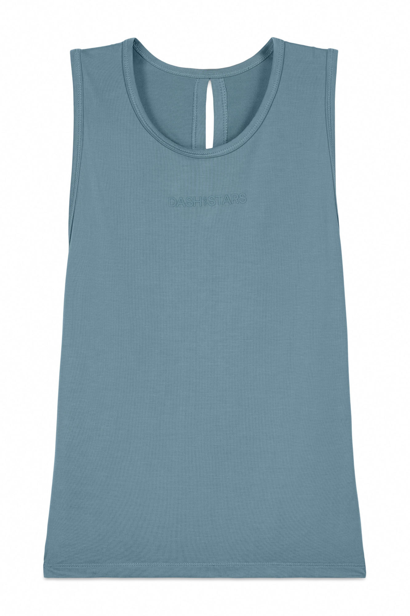 Dash and Stars Camiseta sin mangas tacto suave verde verde