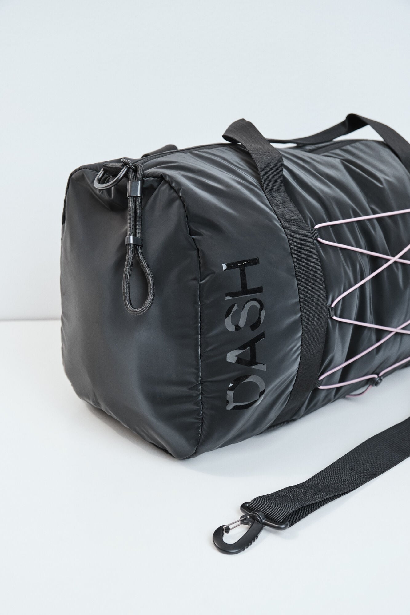 Dash and Stars Mala desportiva "duffle" preta preto