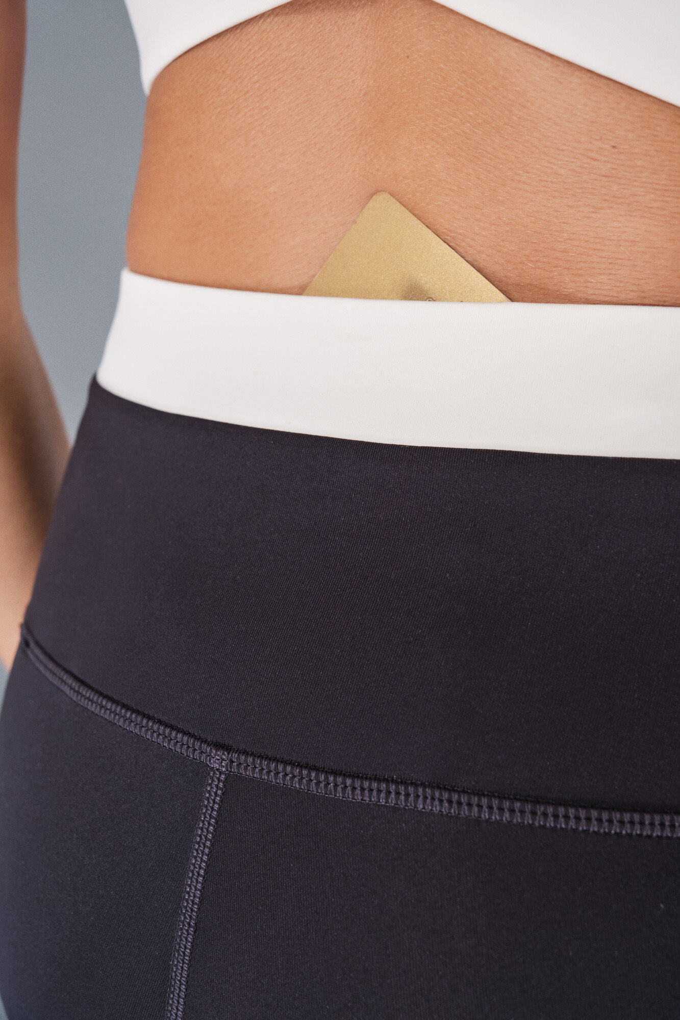 Dash and Stars Legging pirata preta e branca 4D STRETCH preto