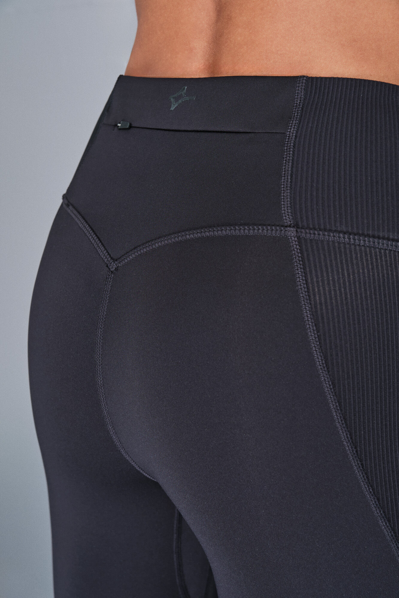 Dash and Stars Leggings pretas 4D STRETCH pirata preto