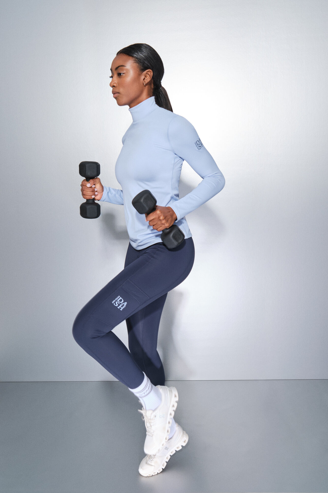 Dash and Stars Camiseta manga larga azul beb&eacute; azul