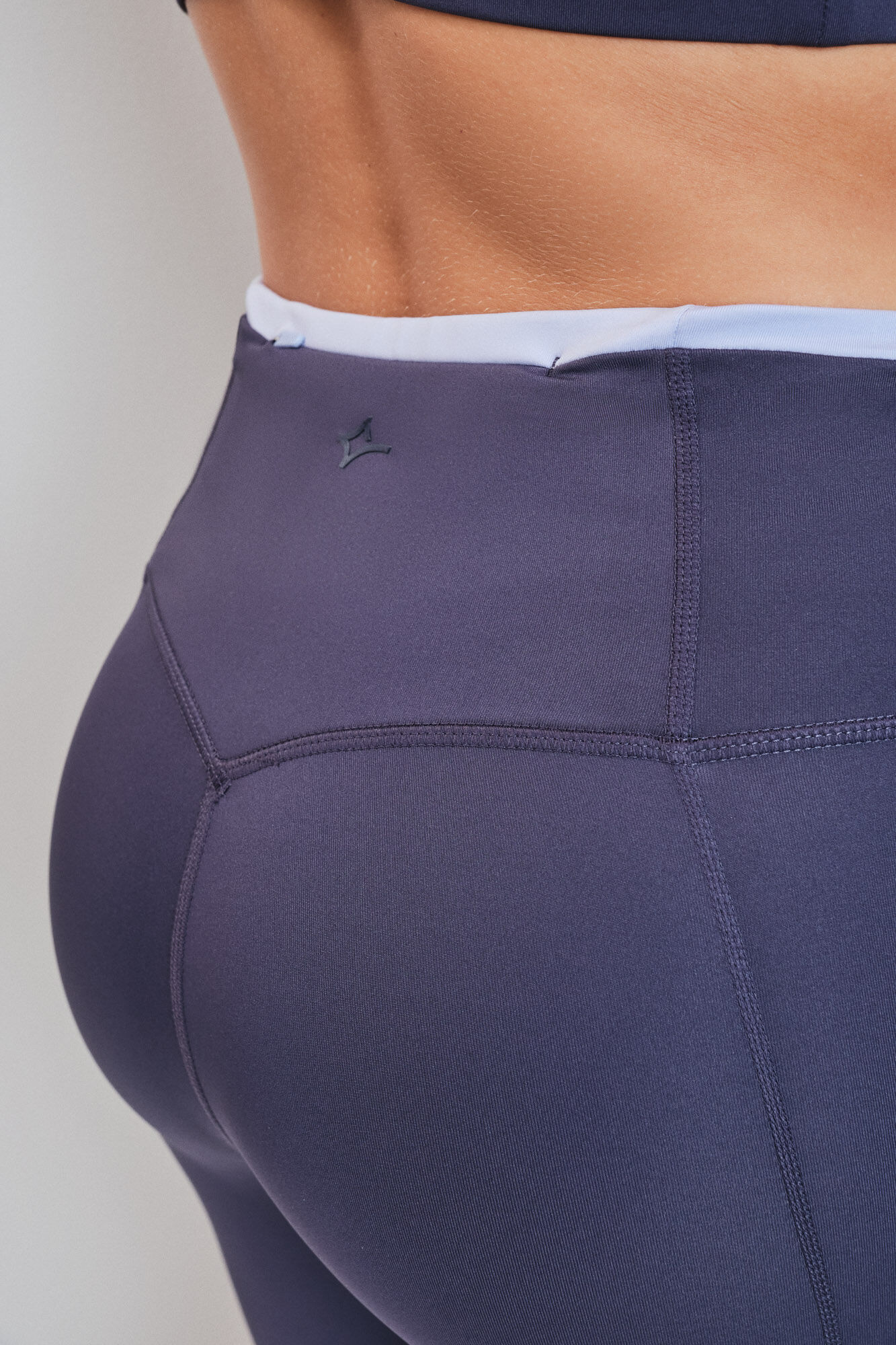 Dash and Stars Legging capri 4D STRETCH cinza cinzento