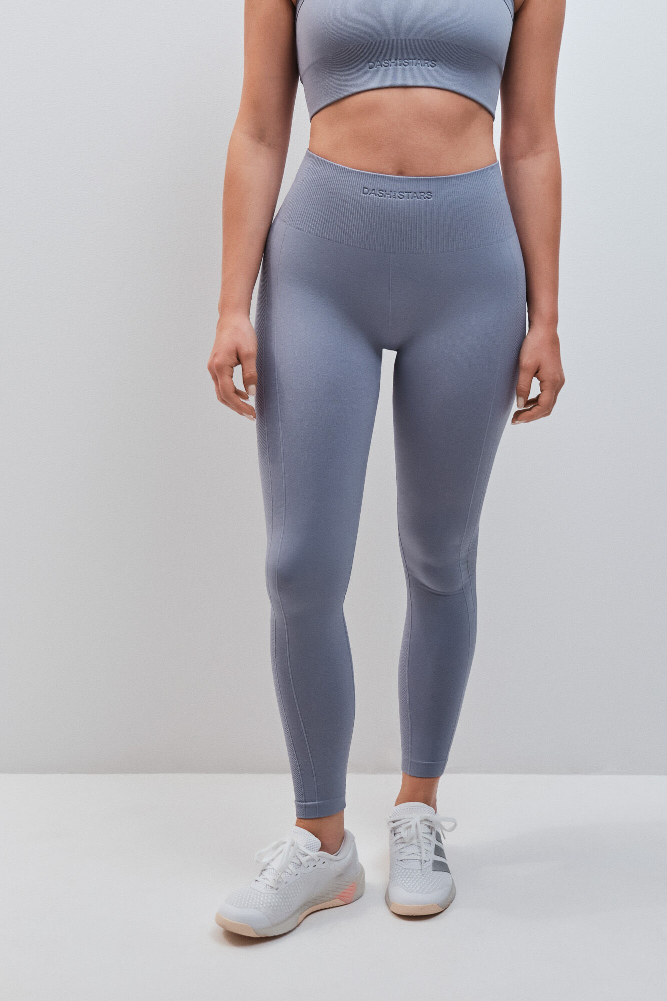 Dash and Stars Leggings compridos SEAMLESS COMFORT azul azul