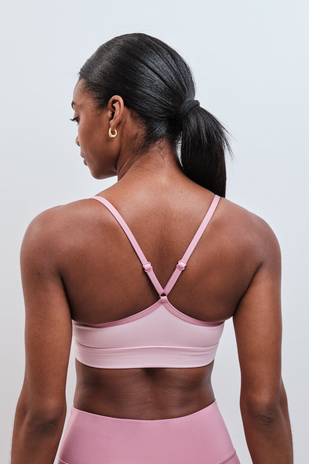 Dash and Stars Soutien desportivo 4D Stretch rosa rosa