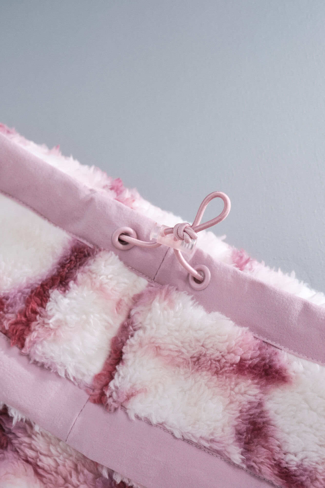 Dash and Stars Bandana de polar rosa chiclete rosa