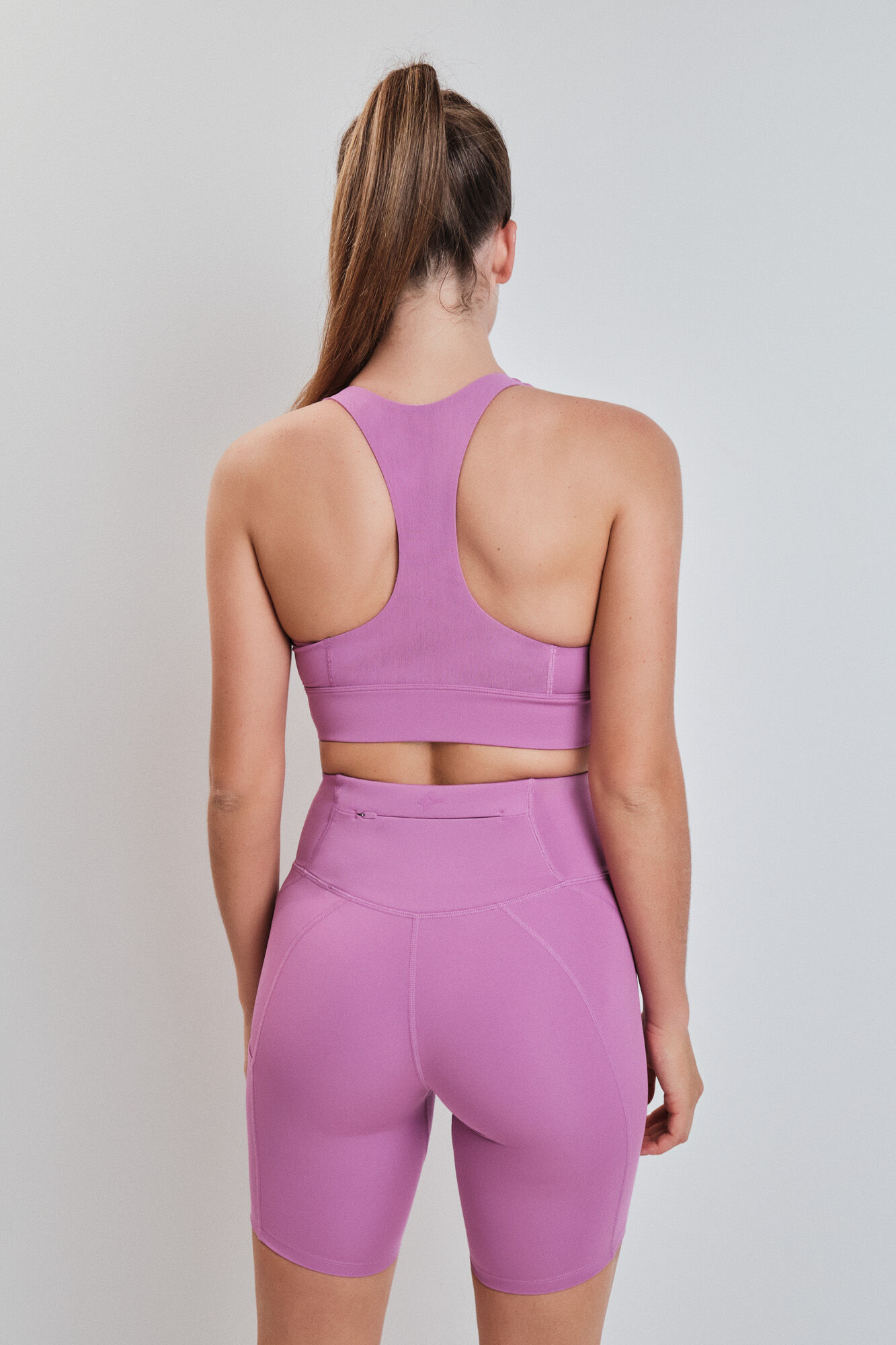 Dash and Stars Leggings 4D STRETCH ciclista rosa rosa