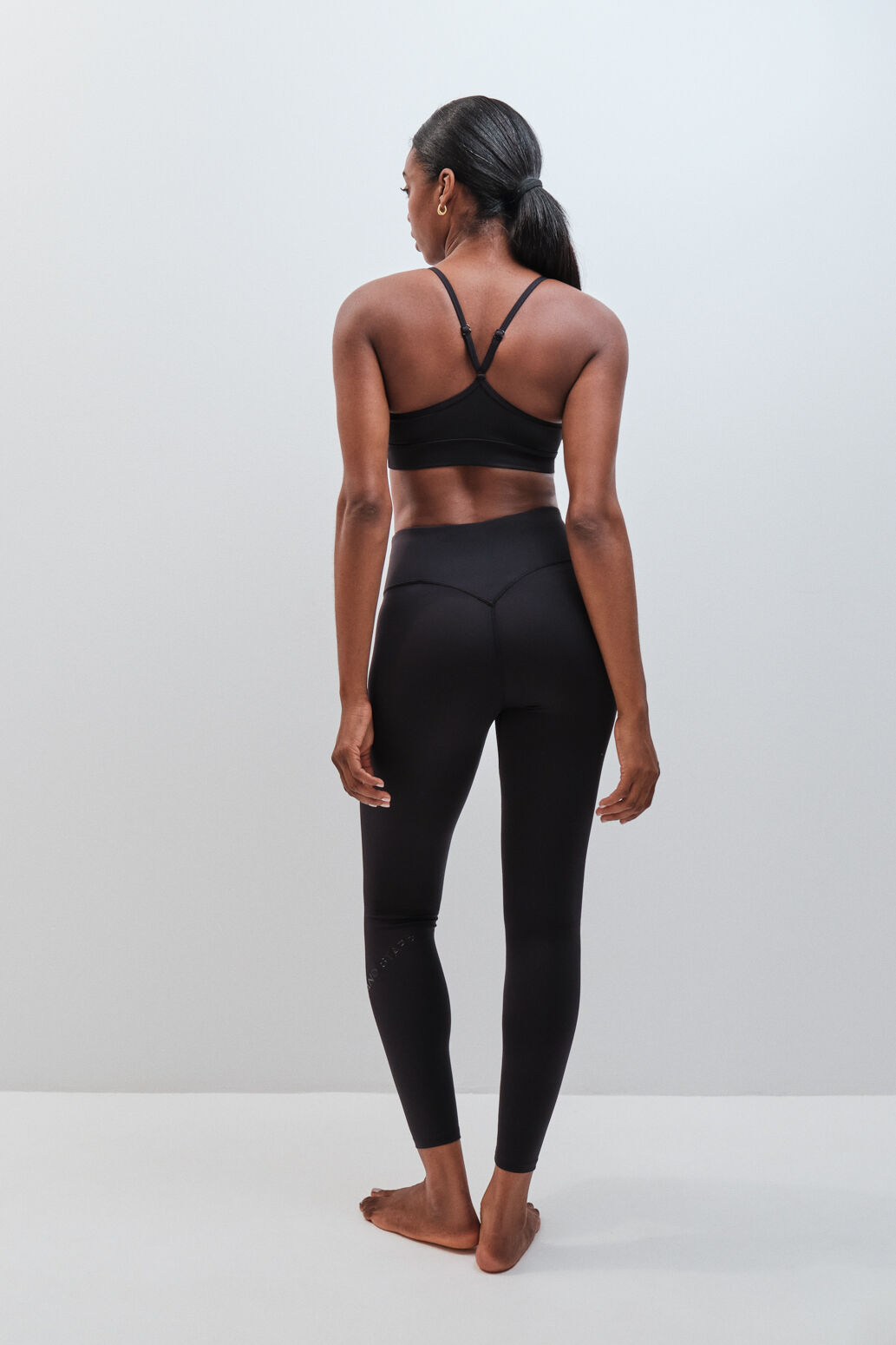 Dash and Stars Leggings compridos 4D STRETCH preto preto