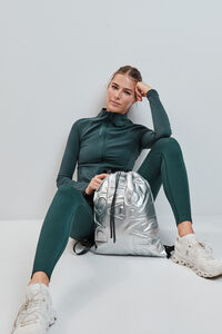 Dash and Stars Casaco cintado verde