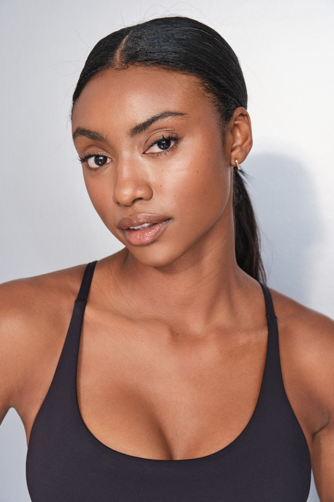 Dash and Stars Soutien desportivo 4D STRETCH preto com estampa animal  preto