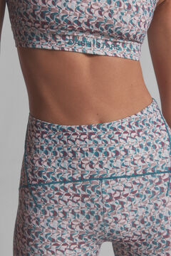 Dash and Stars Leggings SOFT MOVE crop estampado multicolor estampado