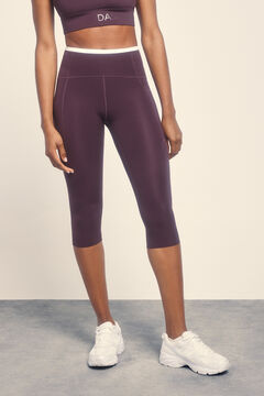 Dash and Stars Legging pirata 4D STRETCH roxa rosa