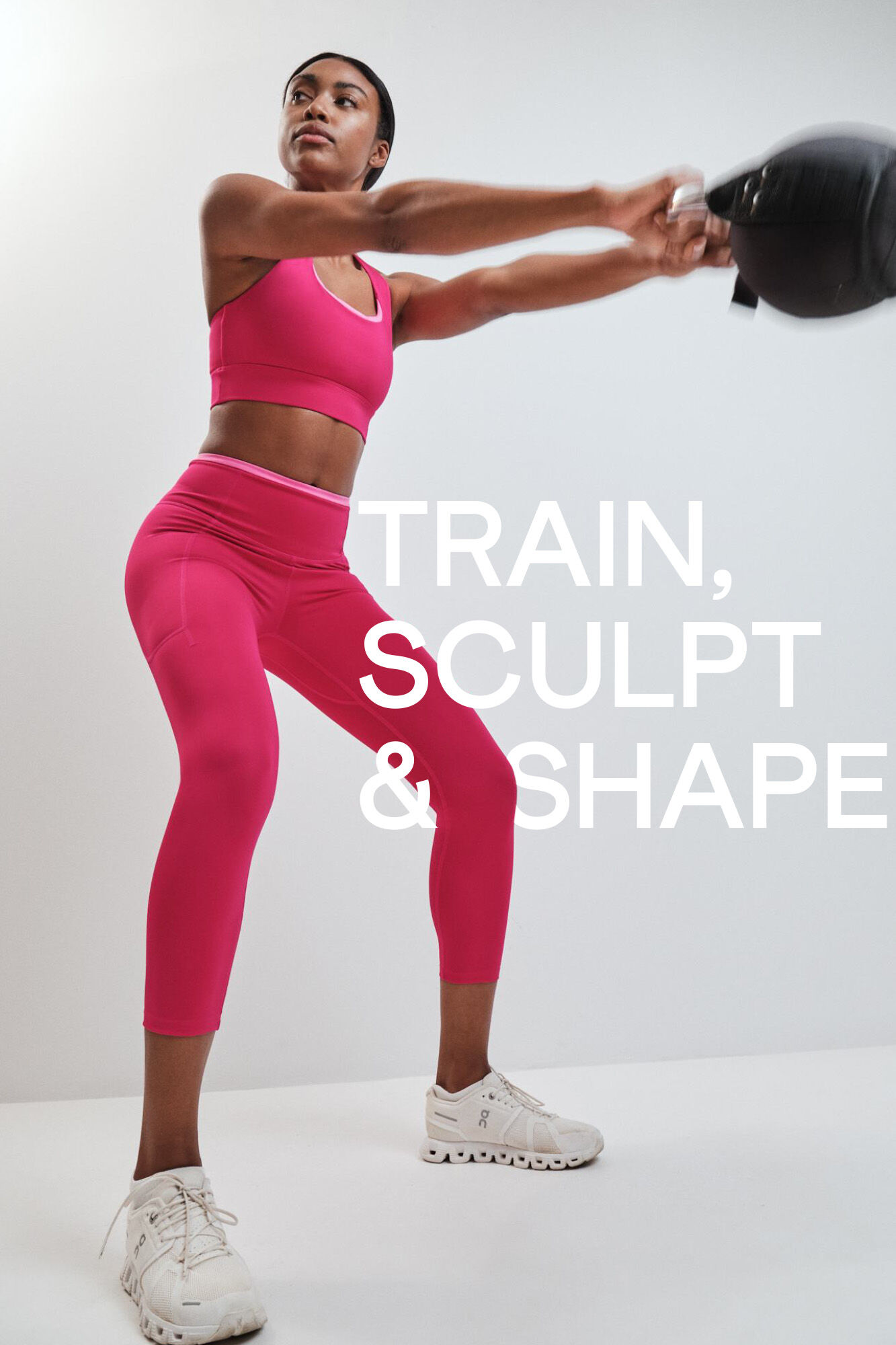 Dash and Stars Leggings crop rosa 4D STRETCH