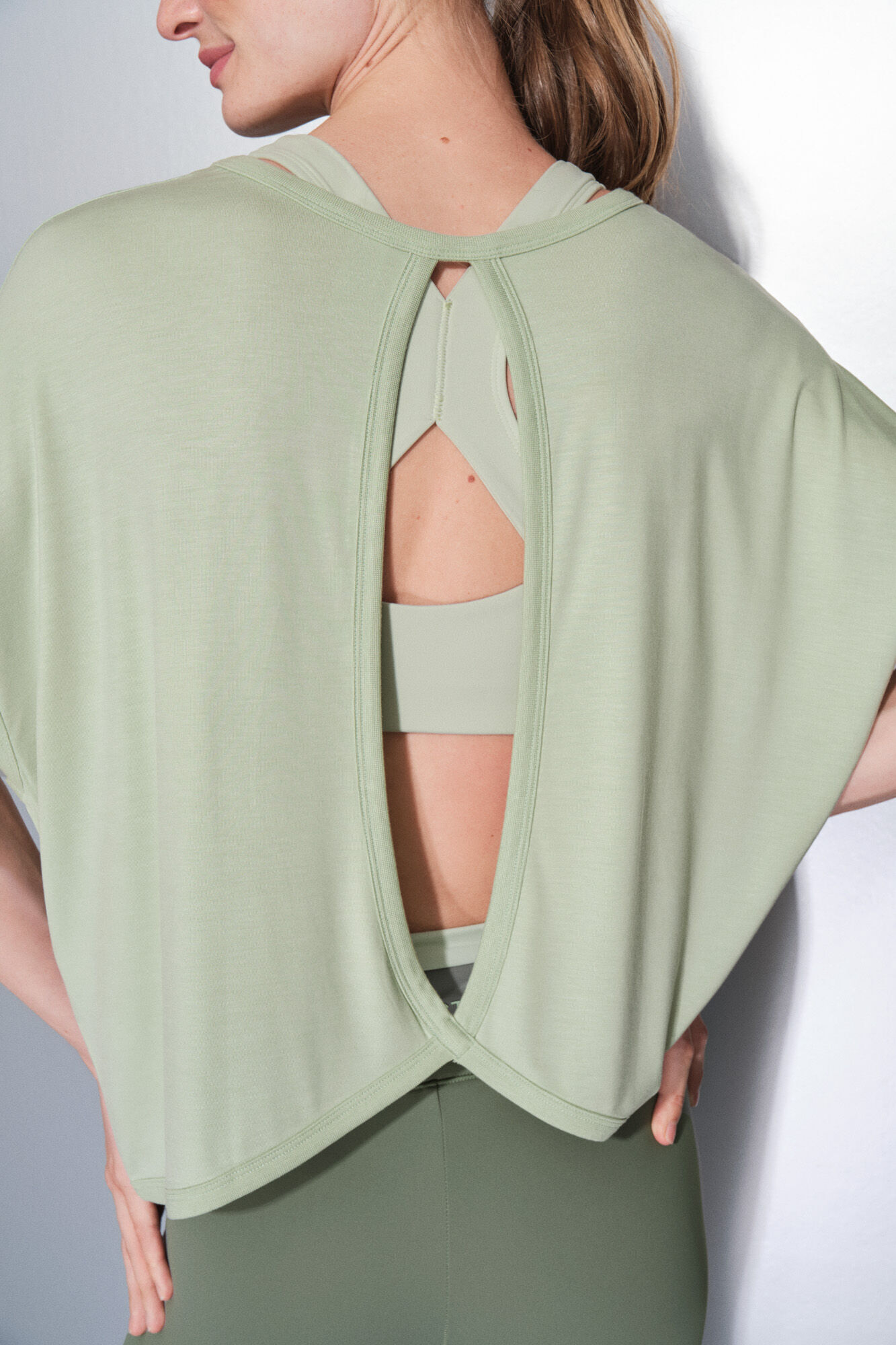 Dash and Stars Camiseta tejido extra suave verde verde