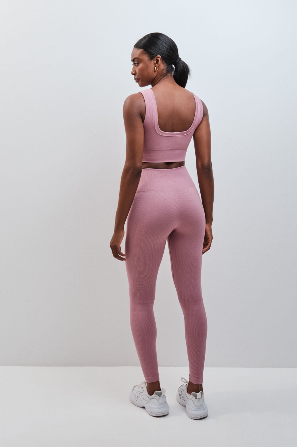 Dash and Stars Leggings compridos SEAMLESS COMFORT rosa rosa