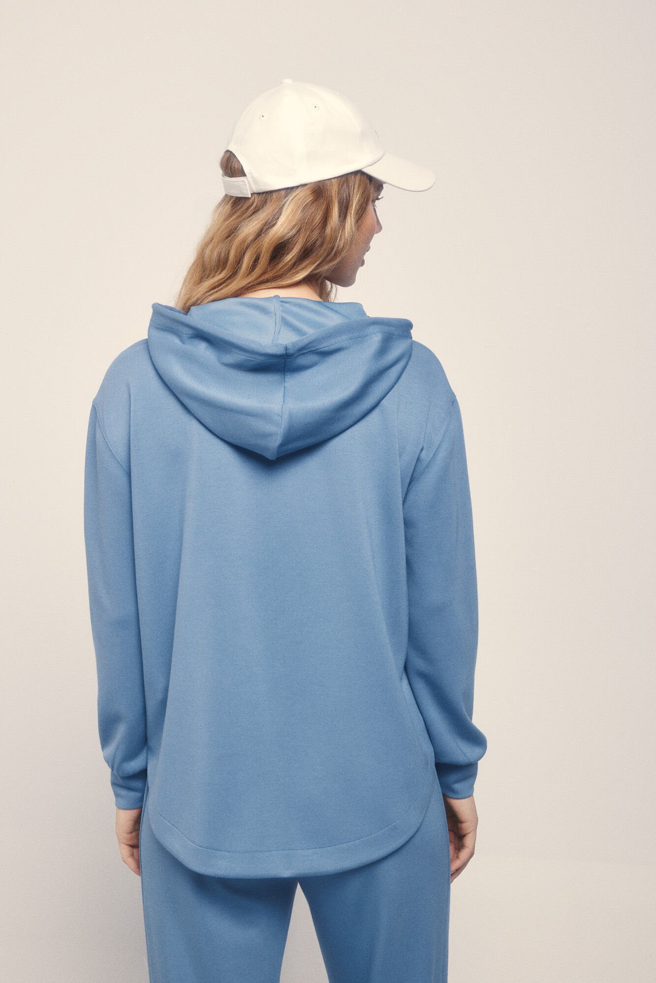 Dash and Stars Jaqueta modal azul com toque suave azul