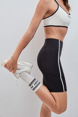 Dash and Stars Leggings ciclista 4D STRETCH preto preto